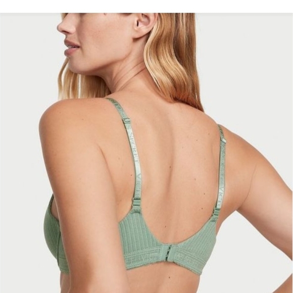 Victoria's Secret Lace Panties - Sage Green - Picture 3 of 4